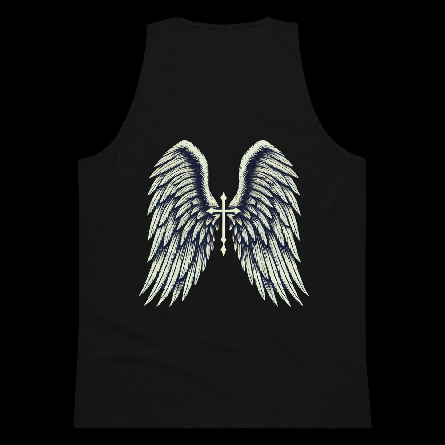 (Angel Wings)Men’s premium tank top