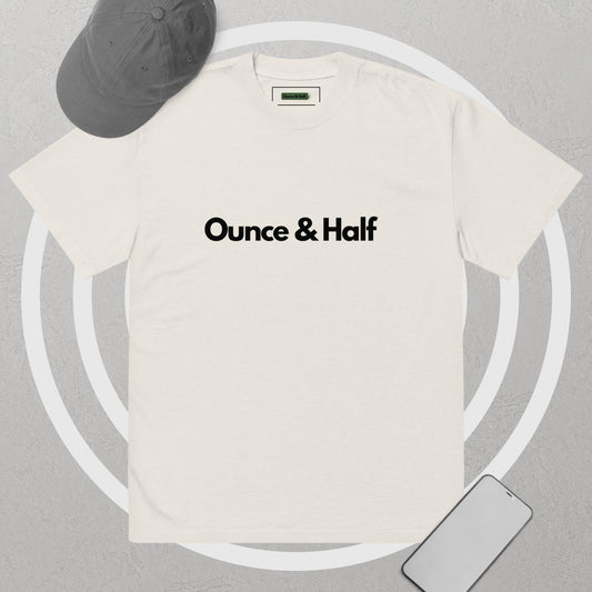 Ounce & Half Classic Oversized Faded t-shirt